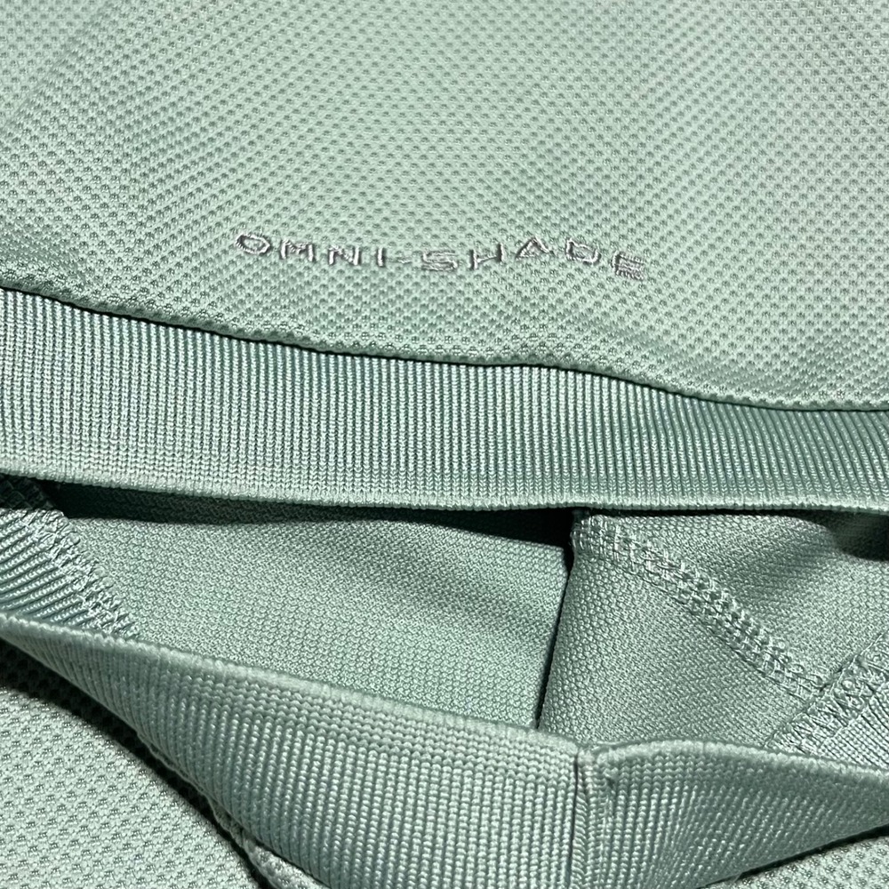 Columbia PFG Mens XL Polo Shirt Sage Green Omni-Shade Short Sleeve Fishing Top - Picture 8 of 14